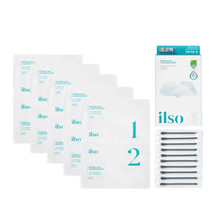 ilso natural mild nose patch cotton swabs dual-ended tips aid precise blackhead removal.
