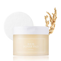 I'm from Rice Toner Pads pack front branding for on-the-go hydration.