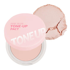 I'M MEME Compact pink blur tone-up powder brightens subtly while controlling shine
