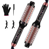 Lopeie Upgraded Infrared Bounce Brush – 5-Setting LED Heated Round Brush, 1.5