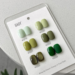 GAOY dark green cat-eye gel polish with magnet for customizable shimmer effects
