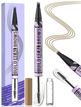 iMethod eyebrow pen 4-fork-tip close-up for natural hair-like strokes