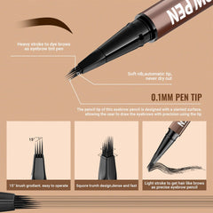 iMethod Eyebrow Pen waterproof formula offers smudge-proof wear during workouts.