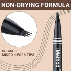 iMethod waterproof swatch showing smudge-proof color.