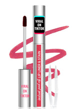 iMethod Lip Stain Rose swirl shows rich pigment for long-lasting color.
