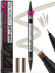 iMethod microblading eyebrow pen 4-fork-tip creates natural hair-like strokes