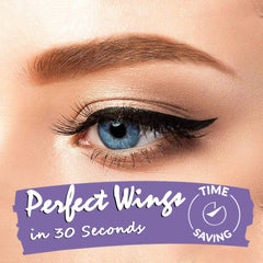 iMethod winged eyeliner stamp right wing delivers balanced, precise finish.