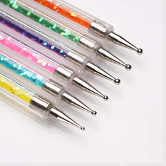 iminoo pattern-brush ends for floral and geometric nail art