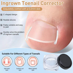 IMOLL breathable patches curved-nails closeup illustrating patches conforming to nail curves for discreet wear.