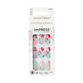 imPRESS Lilac Crush nails full set in coffin shape for stylish all-day wear