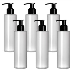 IMPRESA plastic pump dispenser bottle 8oz, ideal lotion storage with mess-free dispensing.