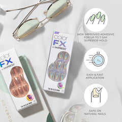 imPRESS 30-nail kit includes prep pad and mini file for complete DIY mani.