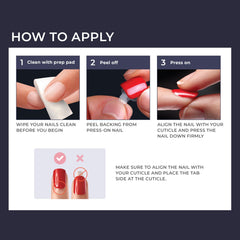 imPRESS No Glue Mani All I Want purple coffin nails shown on hand for daily wear.