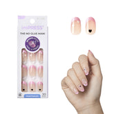 imPRESS No Glue Mani press-on nails in French design for fast at-home manicure.