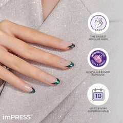 imPRESS Visions solitaire stones detail with diamond-like accents