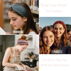 IMYORT breathable polyester-spandex headband keeps you comfortable through long sessions.