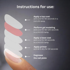 IN.HYPE Elastic Base boosts adhesion for thin or problematic nails.