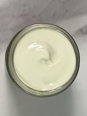 Indian Meadow Herbals Love Your Face Cream swirl on skin demonstrates deep penetrating hydration.