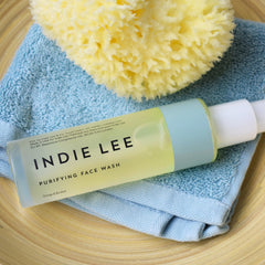 Indie Lee Purifying Face Wash orange extract highlights nourishing citrus benefits
