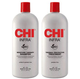 INFRA Infra Shampoo bottle pouring rich lather for daily cleanse and shine.