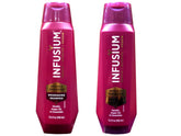 Infusium Moisturize & Replenish Shampoo bottle demonstrates gentle cleansing for improved hydration