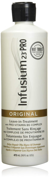 InfusiumPro23 leave-in bottle front highlights lightweight hydration for daily use.