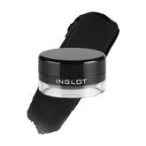 Inglot AMC Eyeliner Gel waterproof pot demonstrates reliable all-day definition.