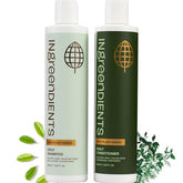 Ingreendients non-toxic vegan shampoo bottle promotes gentle cleansing for color-safe hair