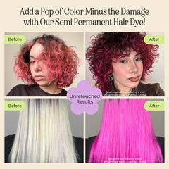 INH pink color-depositing conditioner bottle ready for at-home temporary color fade.