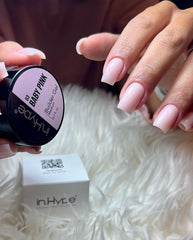 IN.HYPE Baby Pink#3 French-manicure-ready shade on nails