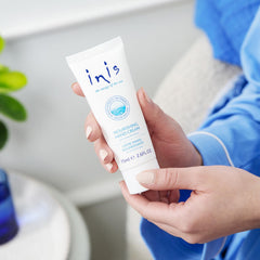 Inis the Energy of the Sea hand cream label closeup highlights nourishing ingredients