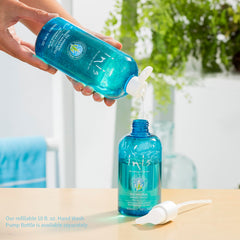 Inis ocean-fresh scent evokes seashore ambiance during hand washing.