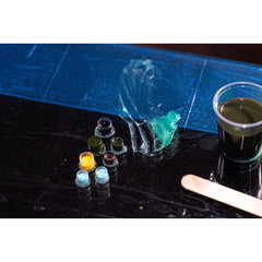 INK-EEZE Green Tattoo Ointment label ingredients highlighting vitamins A C E.