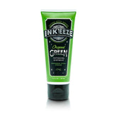 INK-EEZE Green Tattoo Ointment tube with lavender scent for post-tattoo comfort.