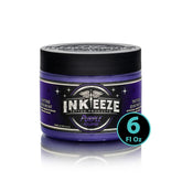 INK-EEZE Purple Tattoo Ointment bottle closeup for soothing post-tattoo care
