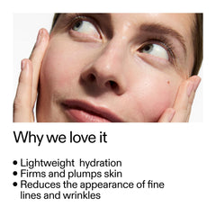 The INKEY List Peptide Moisturizer texture swirl shows creamy, fast-absorbing hydration.