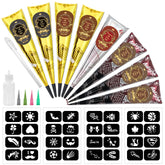 InkForge tattoo cones kit with eight colors for beginner practice