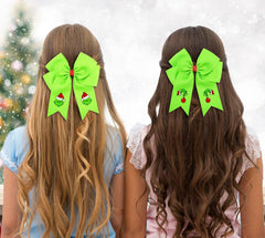 INLOLLY Geinch hair bow green packaging suggests gifting idea.
