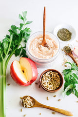 Innersense Apple fruit hydration on scalp close-up