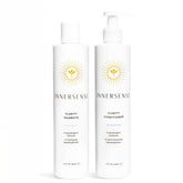 INNERSENSE Clarity Hairbath bottle-front shows fragrance-free cleanser for sensitive scalp