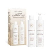 INNERSENSE Hair Renew Duo bath bottle displaying the nourishing, scalp-soothing formula.