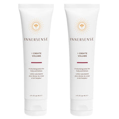 INNERSENSE I Create Volume lotion bottle for fuller hair and shine.