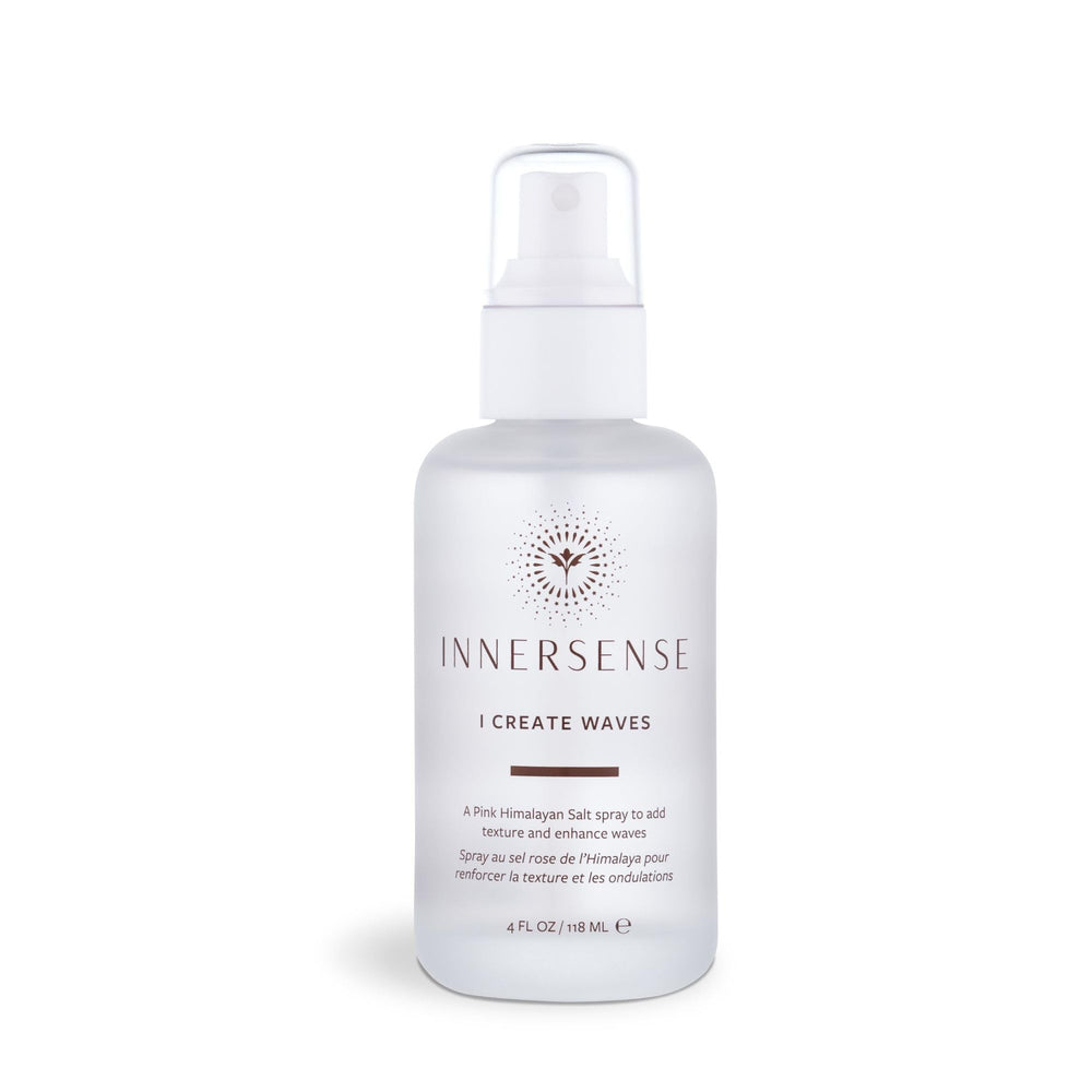 INNERSENSE I Create Waves Pink Himalayan Salt Spray textures hair for beachy waves