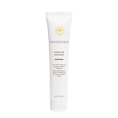 INNERSENSE natural hydrating hair mask packaging - clean, sustainable option for dry hair