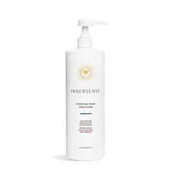 INNERSENSE Hydrating Cream Conditioner bottle shows silicone-free nourishment for thick, thirsty hair.