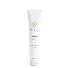 INNERSENSE Repair Hair Mask jar close-up with creamy formula for damaged hair.