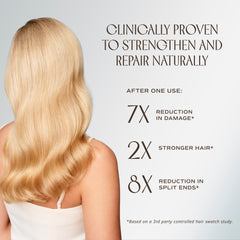 INNERSENSE Repair Hair Mask being applied to damp hair.