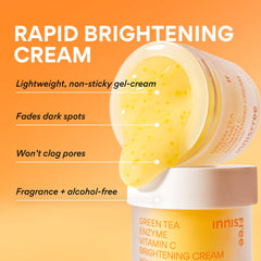Innisfree brightening gel-cream texture delivers lightweight hydration without stickiness.