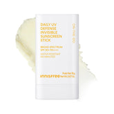 Innisfree Daily UV Defense Sunscreen Stick glides smoothly on the face for weightless protection and no white cast.