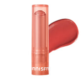 Innisfree Dewy Tint Lip Balm Love Beige packaging showing hydration and subtle tint
